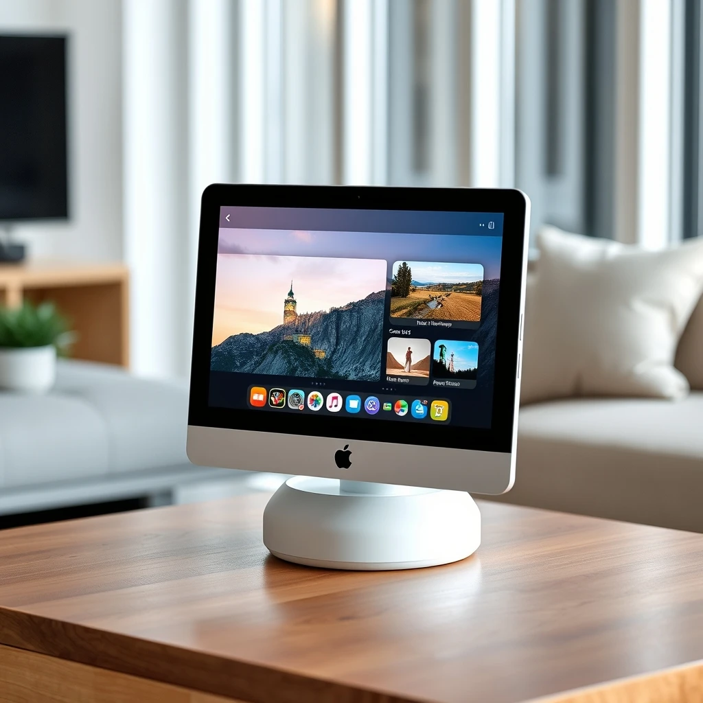 หลุดหน้าจอ smart home hub ตัวใหม่จาก Apple ยืมฟีเจอร์ StandBy ของ iPhone Duo มาใช้งานเต็มตัว